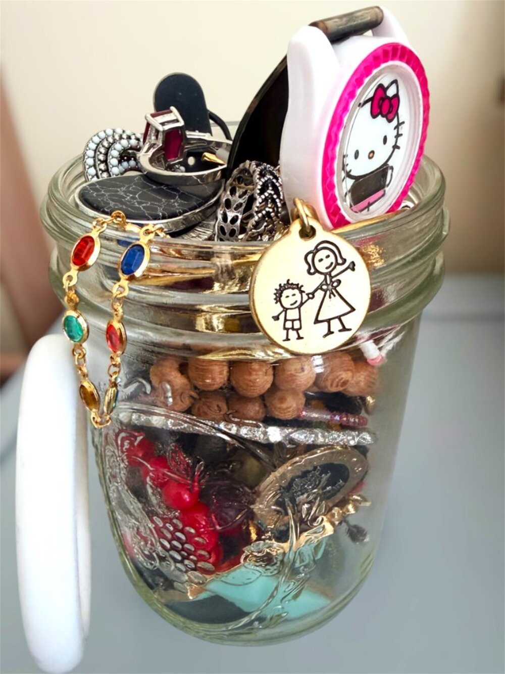 Wearable Mixed Jewelry Lot Earrings Necklaces Bracelets Rings 30+ pcs